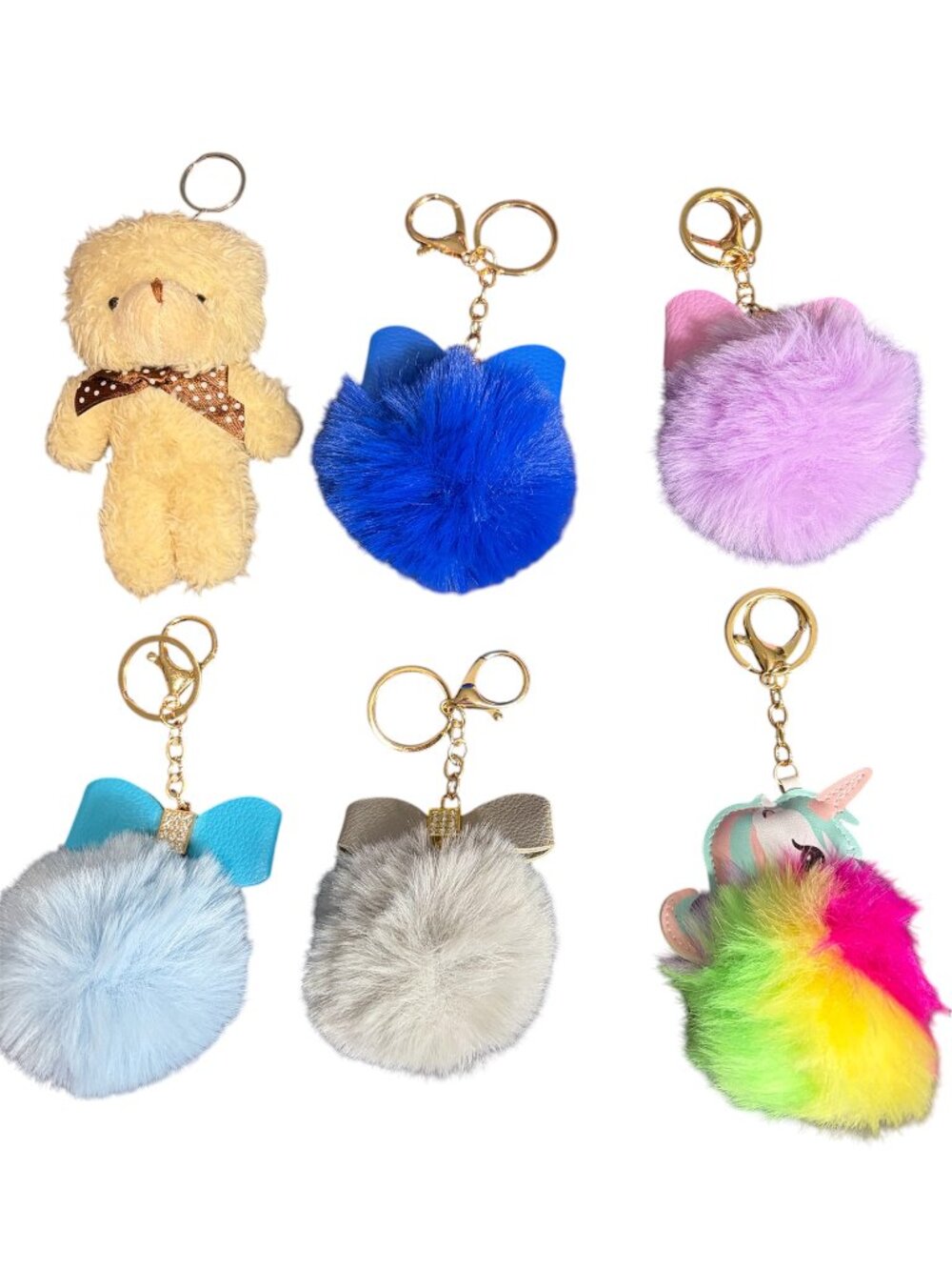 BAG CHARM KEY CHAINS PICK ONE